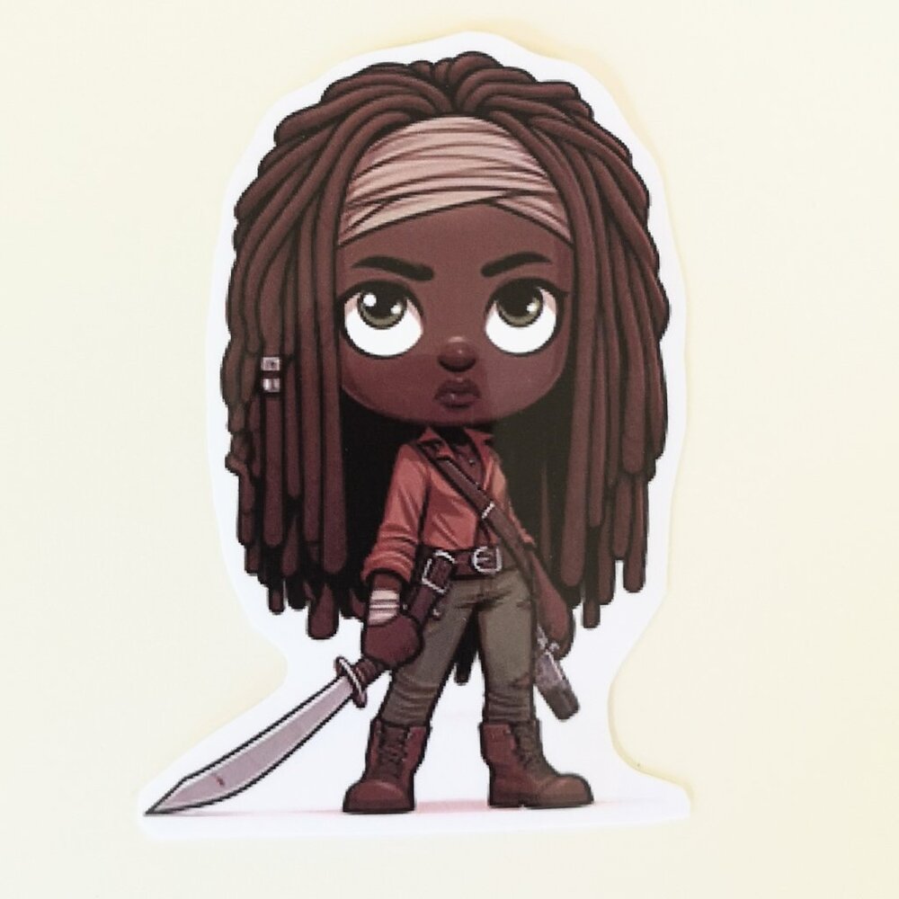 The Walking Dead Michonne Sticker